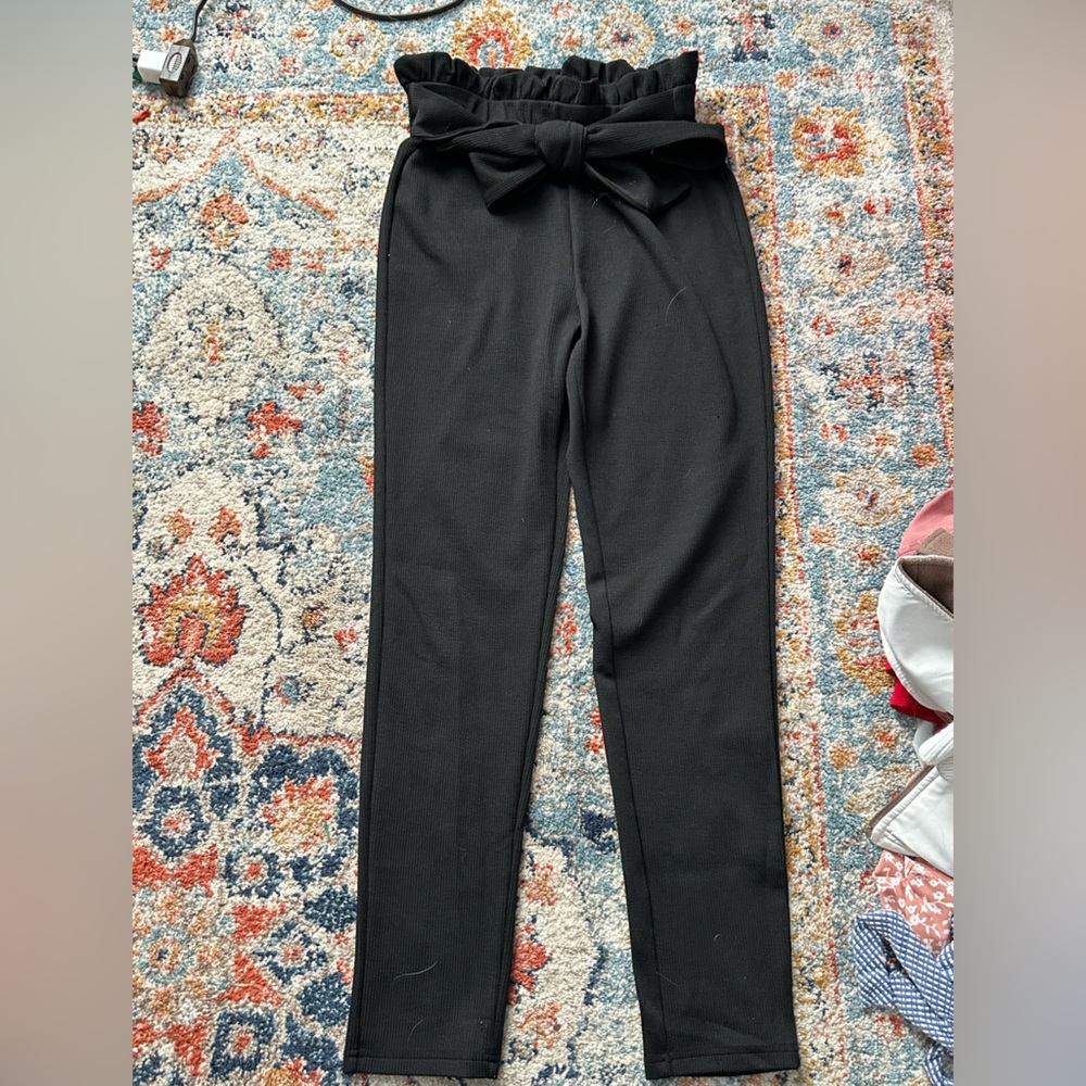 SHEIN paper bag pants